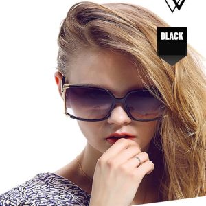 Dress U Up Oversize Black Ladies Sunglass