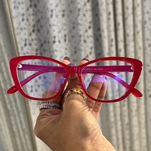 Red Cat Eye Anti Blue Light Computer Goggles