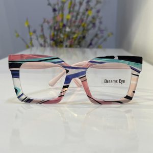 Colour Blocked Stylish Reading Glass-Eyeglass