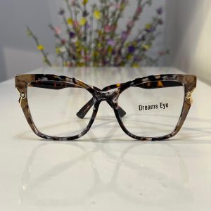 Floral Rim Blue Light Blocking Decor Eyeglass