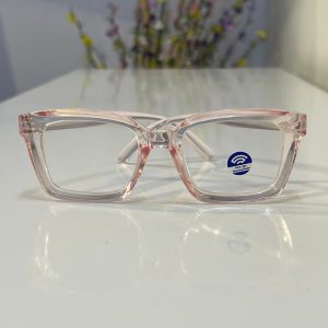 Pink Square Small Size Myopia Anti Reflective Eyeglass