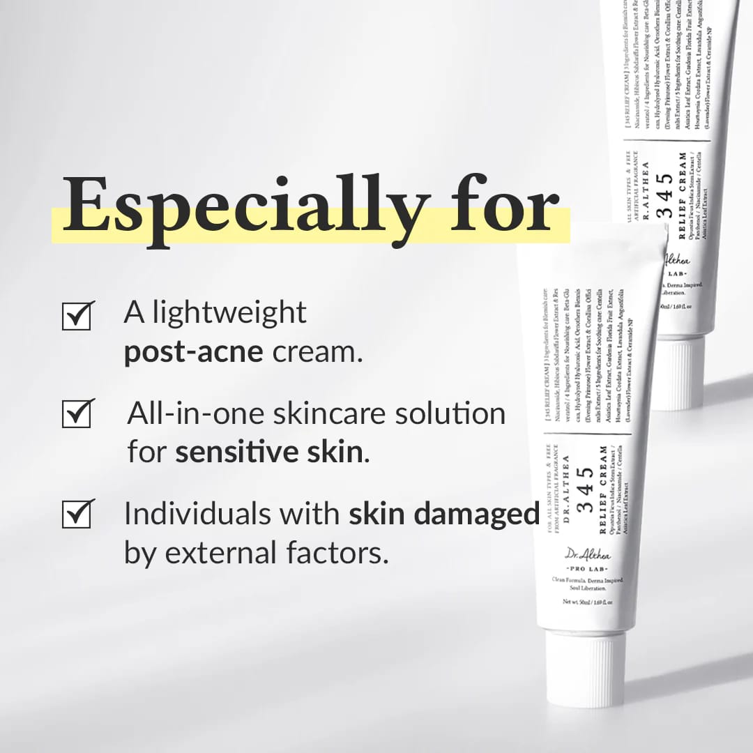 Moisturiser - Dr.Althea 345 Relief Cream 50ml - Image 3