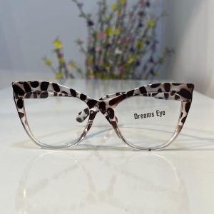 Leopard Print Cat Eye Personalized Eyeglass
