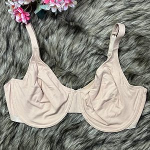 Plus Size Non Padded Brown Wired Bra