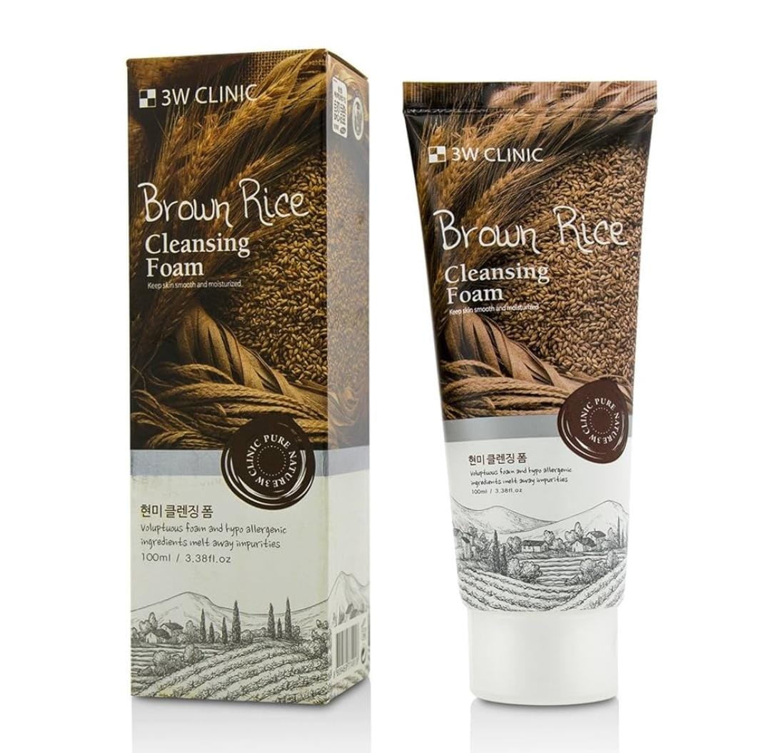 Cleanser - 3W Clinic Brown Rice Foam Cleansing (100 ml)