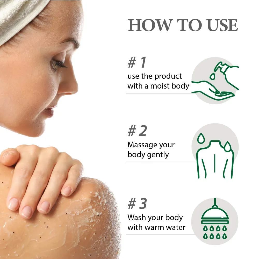 Body Scrub - PLU 2 in 1 Body Scrub Wash Raspberry Mint - Image 2