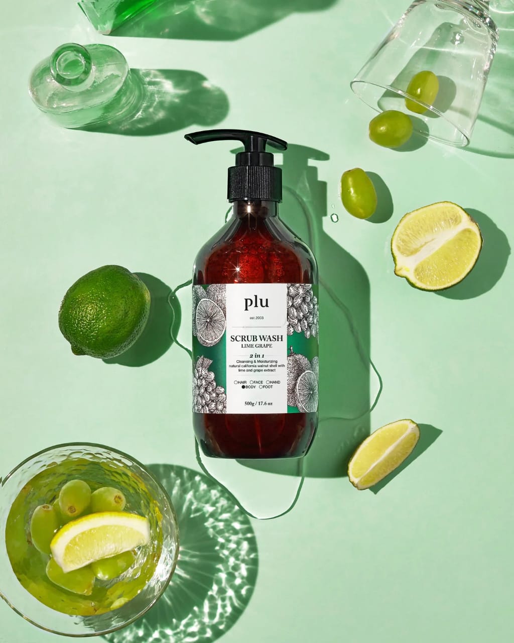 Body Scrub - PLU Scrub Wash Lime Grape