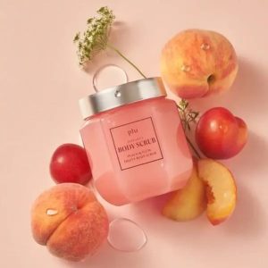 Body Scrub - PLU Perfumed Fruity Body Scrub Peach & Plum