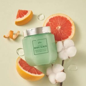 Body Scrub - PLU Perfumed Fruity Body Scrub Green Mong Cotton