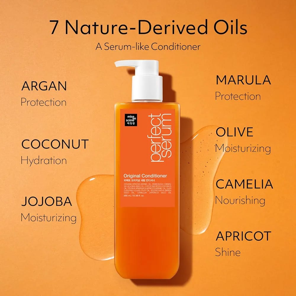 Hair Conditioner - Mise en Scene Perfect Serum Original Conditioner - Image 3
