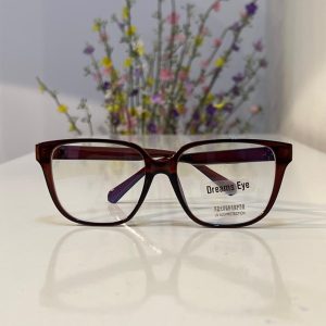 Dark Brown Square Anti Blue Light Unisex Eyeglass